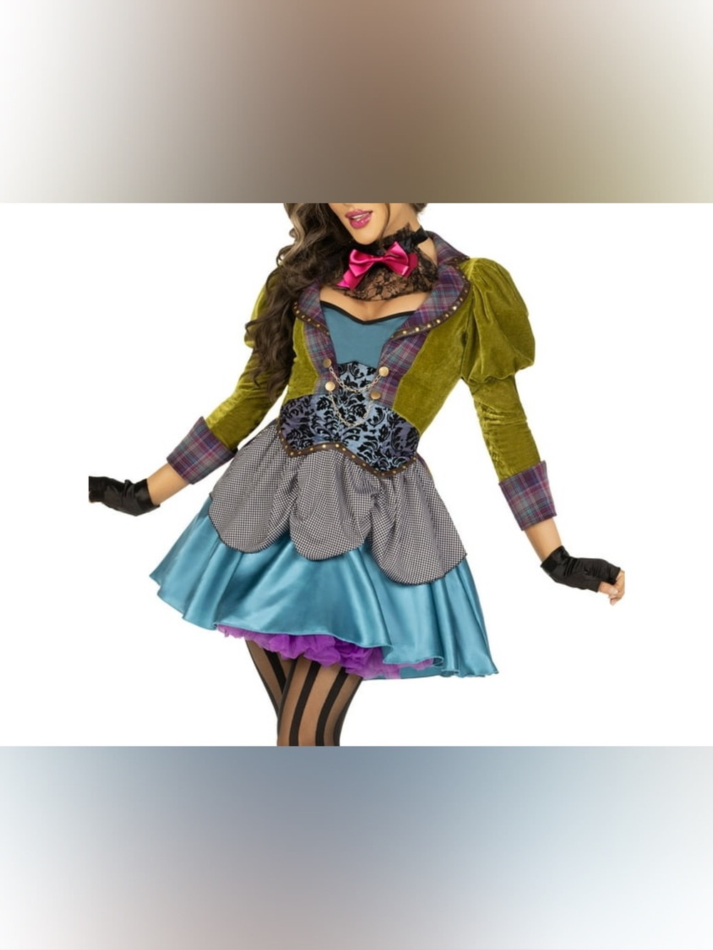 Leg Avenue Alice in Wonderland Mad Hatter Costume - M